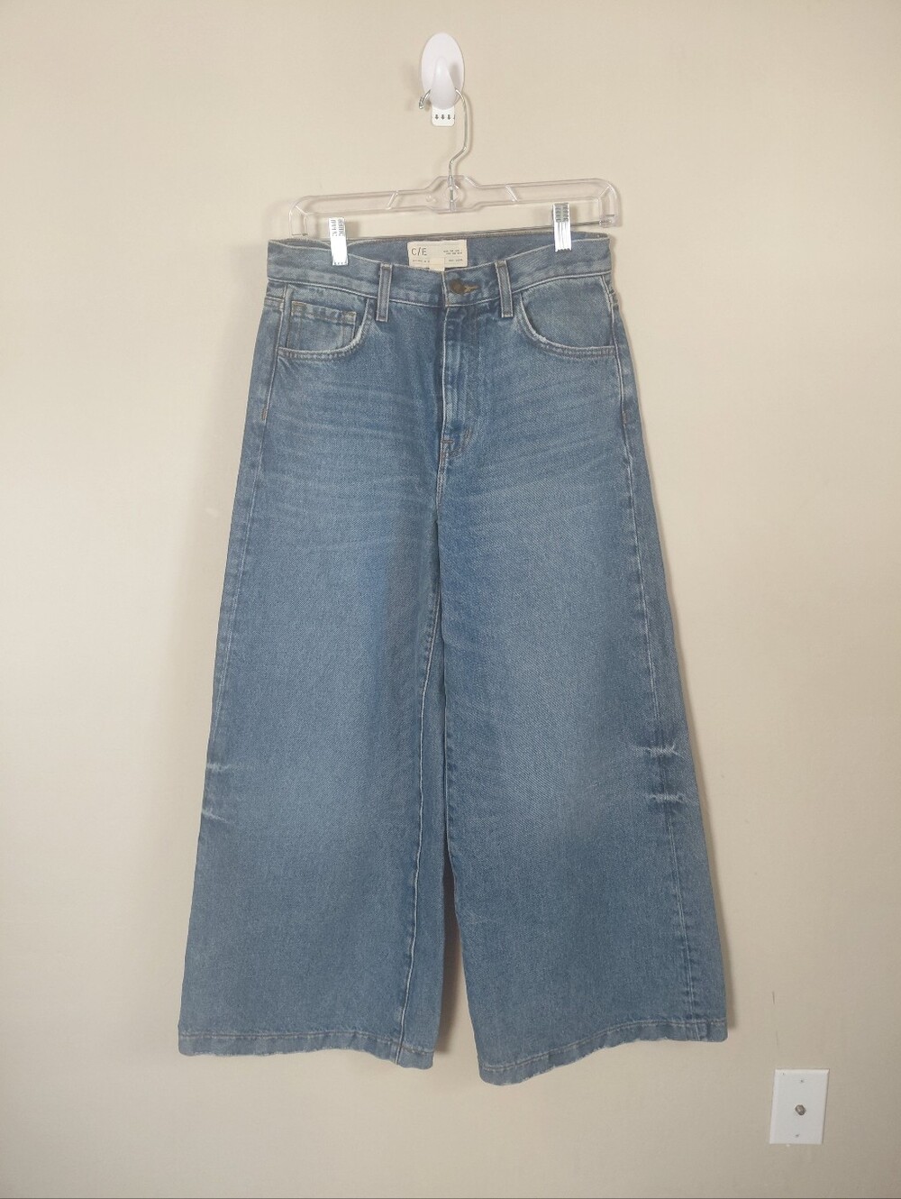Current Elliot Wide Leg Jean Size 25 EUC
